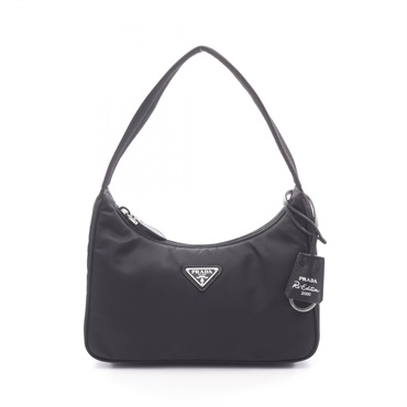 PRADA Mini Re-Edition 2000 Re-Nylon Shoudler Handbag Black NEW Women logo