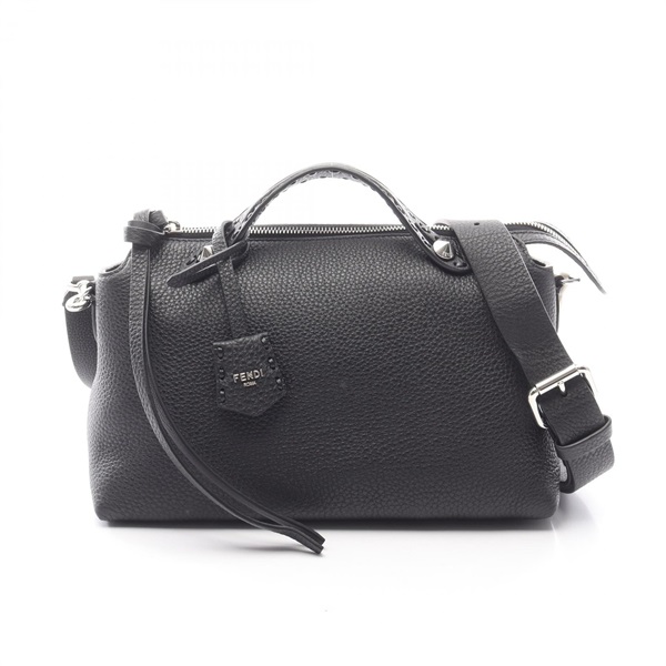 FENDI BY THE WAY Selleria Medium Handbag crossbody 8BL155ASU2F0GXN leather Black