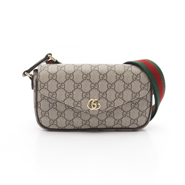 GUCCI Ophidia GG Supreme Mini Shoulder Bag 76496196IWG8745 canvas leather Beige