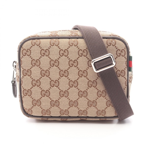 GUCCI GG canvas mini Shoulder crossbody Bag 834268FAEON9750 canvas leather Beige