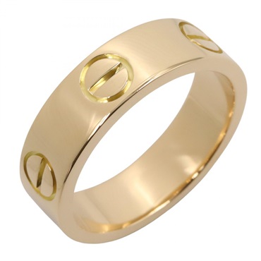 CARTIER Love Ring 18KYG Yellow Gold Used Women #50 US Size 5.25