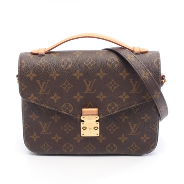LOUIS VUITTON Pochette Metis MM crossbody Handbag M44875 Monogram leather brown