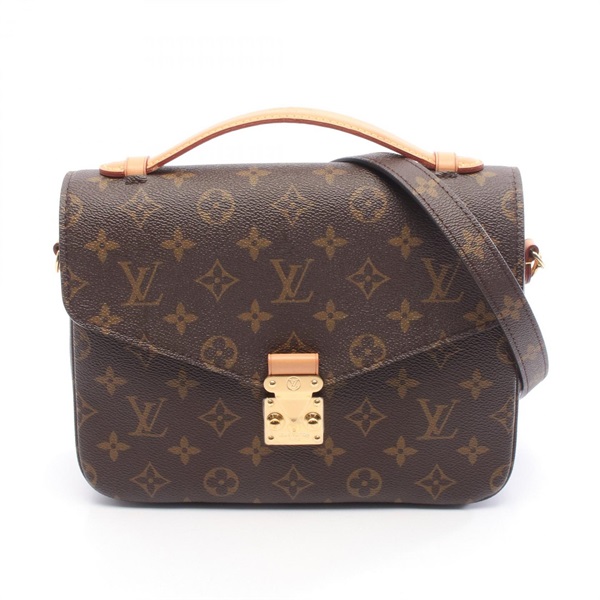 LOUIS VUITTON Pochette Metis MM crossbody Handbag M44875 Monogram leather brown