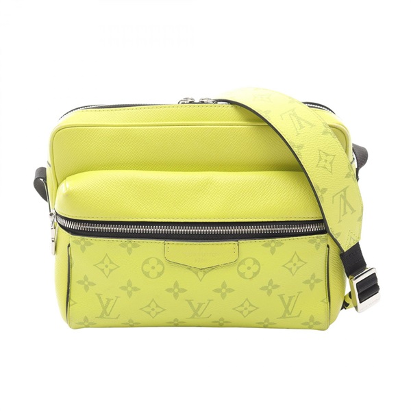 LOUIS VUITTON Outdoor messenger PM Shoulder Bag M30239 Taigalama Yellow Used LV