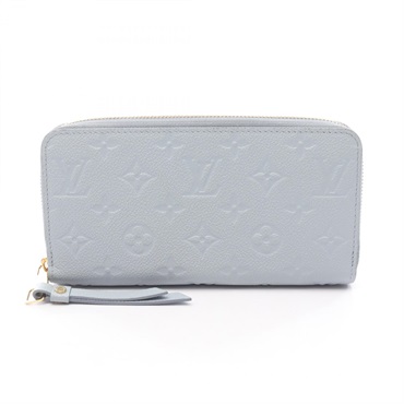 LOUIS VUITTON Zippy Around long wallet M83225 Monogram empreinte Blue Hour Used