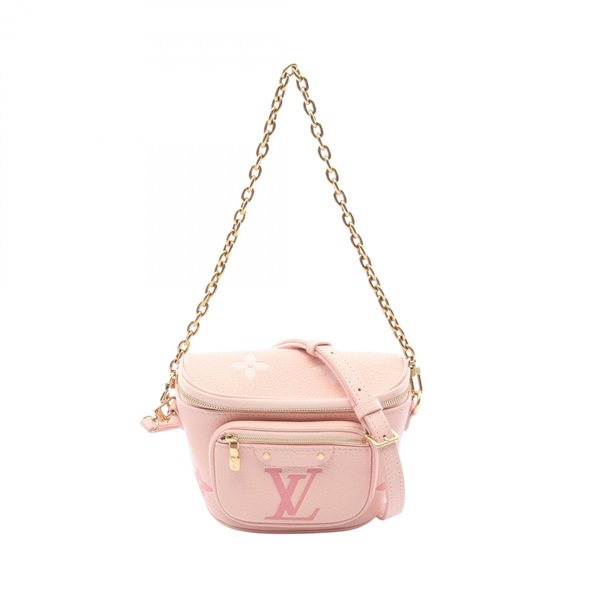 LOUIS VUITTON mini Bum Waist Shoulder Handbag M82347 Monogram empreinte Pink LV