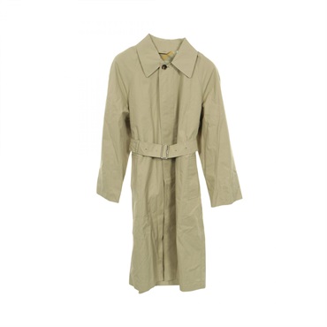 BURBERRY Castleford Stainless collar coat cotton Beige #46 Used mens