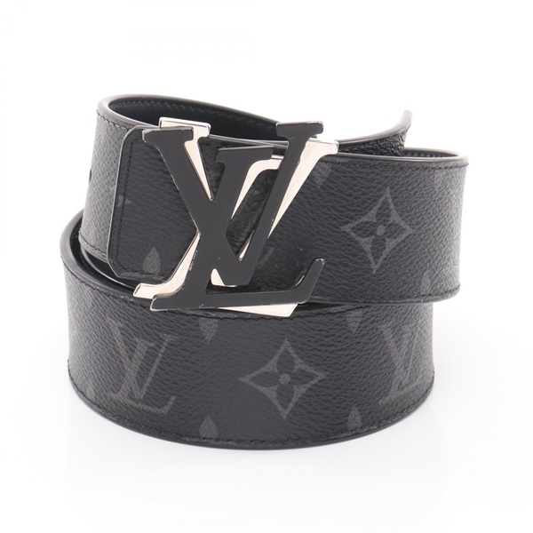 LOUIS VUITTON LV Shake Belt M0714 Monogram eclipse leather Black Used mens LV
