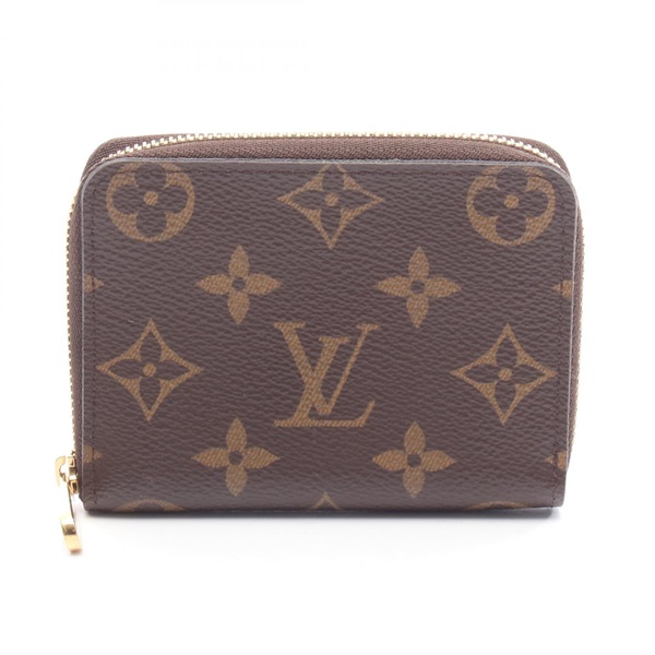 LOUIS VUITTON Zippy coin purse mini wallet M60067 Monogram canvas leather Used