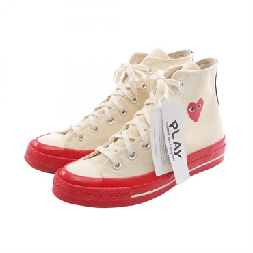 PLAY COMME des GARCONS CONVERSE High-top Sneakers #28.5cm AZ-K124-001-210 canvas
