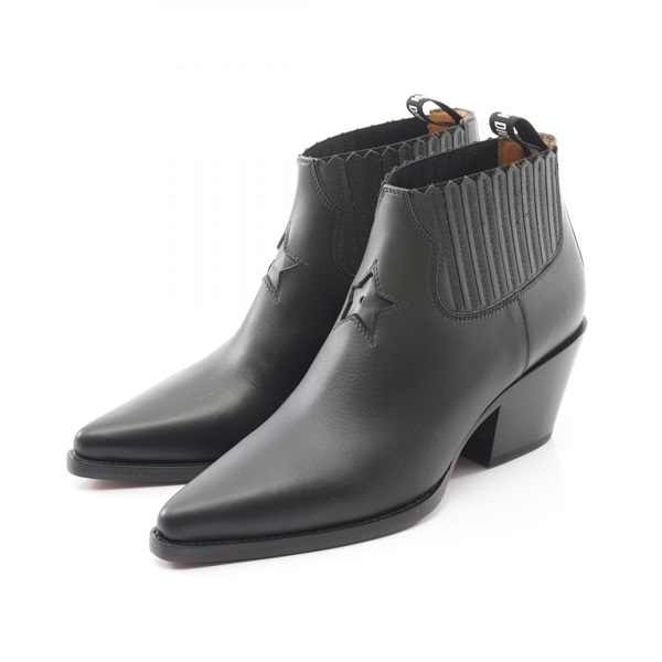 Dior Boots KCI508SHCS34X37 leather Black NEW Women size 37