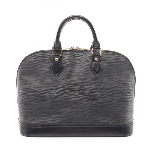 LOUIS VUITTON Alma Handbag M52142 Epi leather Black Used Women LV