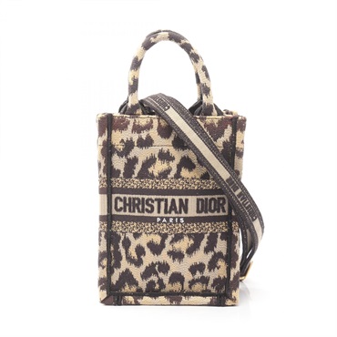Christian Dior BOOK TOTE Vertical crossbody Mini Phone Handbag S5555CRHM canvas