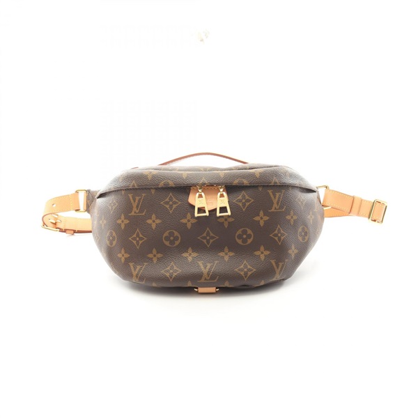 LOUIS VUITTON Bum Waist belt bag M43644 Monogram leather Brown Used unisex