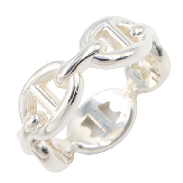 HERMES Enchainee PM Ring Silver925 Used Women US size 6.25 #53