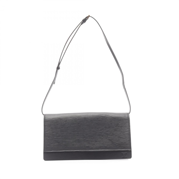 LOUIS VUITTON Honfleur Shoulder Bag M52732 Epi leather Black Used Women LV