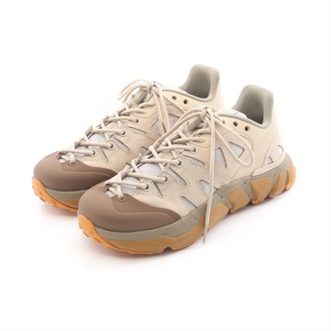 MONCLER SILENCIO sneakers 4M70600M186120040 leather rubber Beige #40 NEW mens