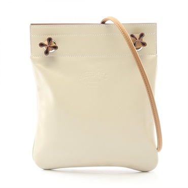 HERMES Sac Aline Bicolor MINI Shoulder crossbody Bag U 082305CK Agneau milo SHW