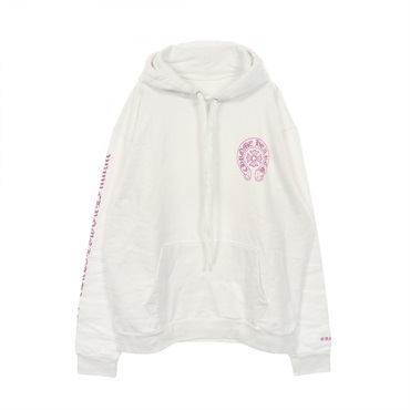 CHROME HEARTS Horseshoe Hoodie sweatshirt cotton White Used mens size L