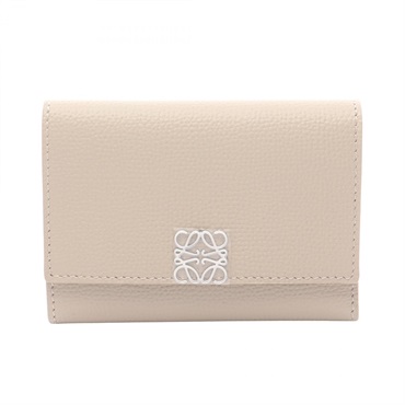 LOEWE Anagram Vertical Wallet C821S33X125541 leather Beige NEW Women