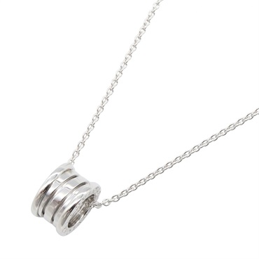 BVLGARI B-zero1 Necklace Pendant 40.5cm 18KWG White Gold Used Women