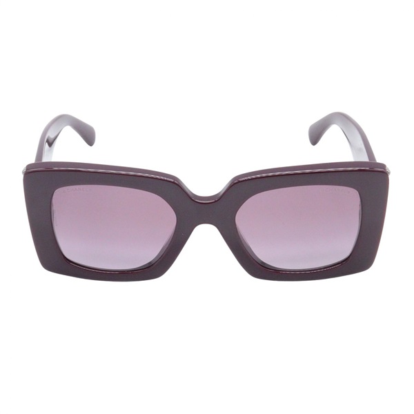 CHANEL Sunglasses eyewear 5480HA 1068/S1 acetate Purple Used Women CC Coco