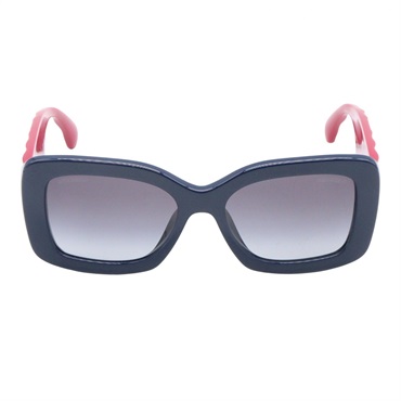 CHANEL Sunglasses eyewear 5483A 1658/S6 acetate Blue Pink Used Women CC Coco