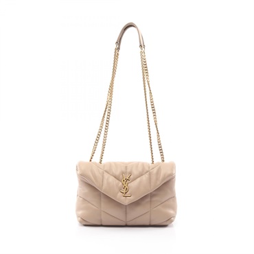 SAINT LAURENT PARIS Puffer Toy Chain Shoulder Handbag 7593371EL071000 leather