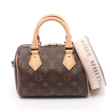 LOUIS VUITTON Speedy Bandouliere 20 crossbody Handbag M46222 Monogram Beige used