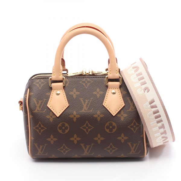 LOUIS VUITTON Speedy Bandouliere 20 crossbody Handbag M46222 Monogram Beige used