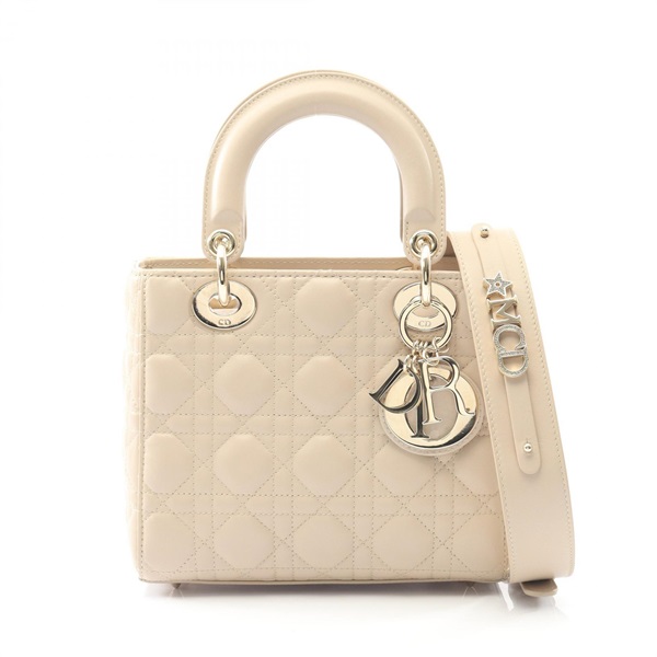 Christian Dior LADY DIOR MY ABCDIOR Small crossbody Cannage Handbag leather