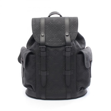 LOUIS VUITTON Christopher PM Rucksack Backpack M20899 Monogram Taurillon Noir