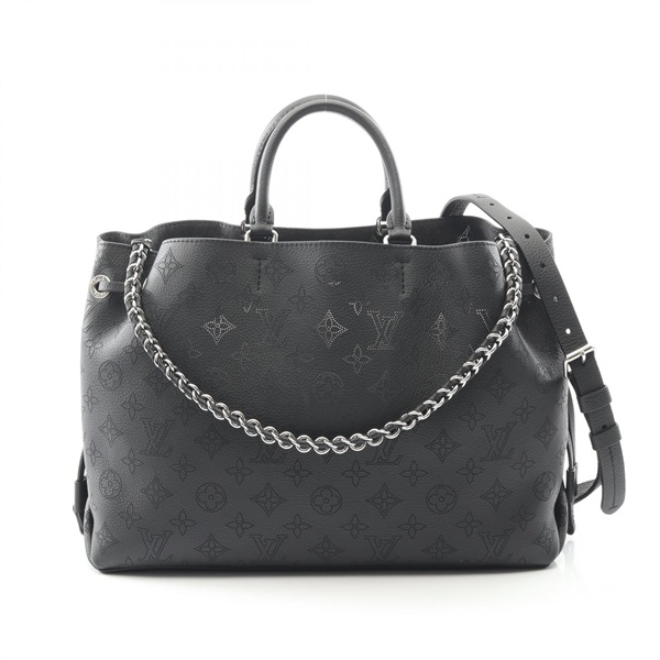 LOUIS VUITTON Bella Tote shoulder crossbody Bag M59200 Mahina leather Noir used
