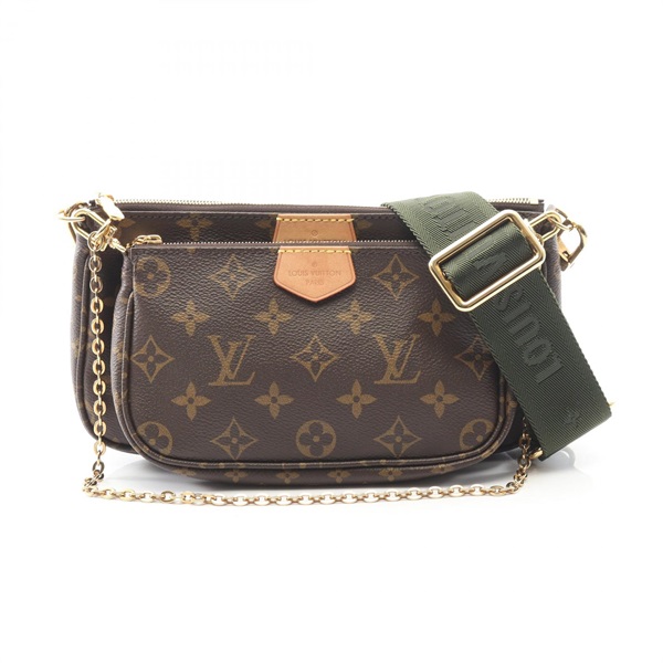 LOUIS VUITTON Multi Pochette Accessoires Shoulder Bag M44813 Monogram Khaki Used