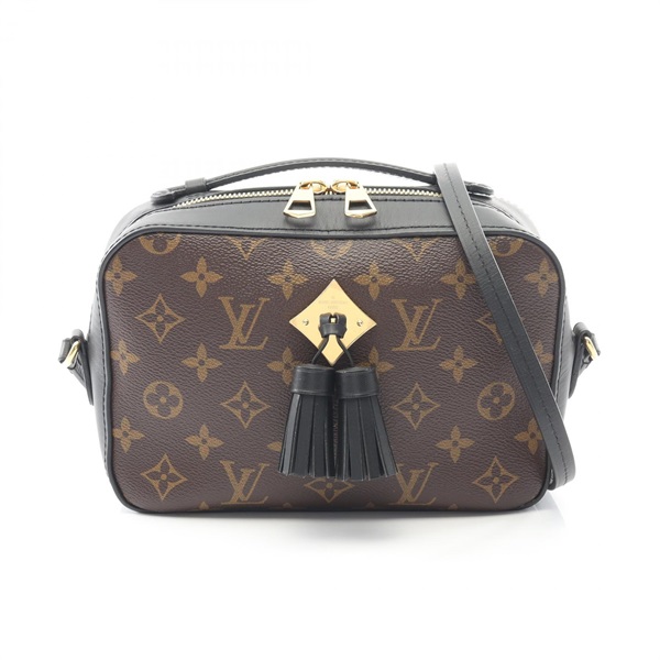 LOUIS VUITTON Saintonge Shoulder crossbody Bag M43555 Monogram leather Noir LV