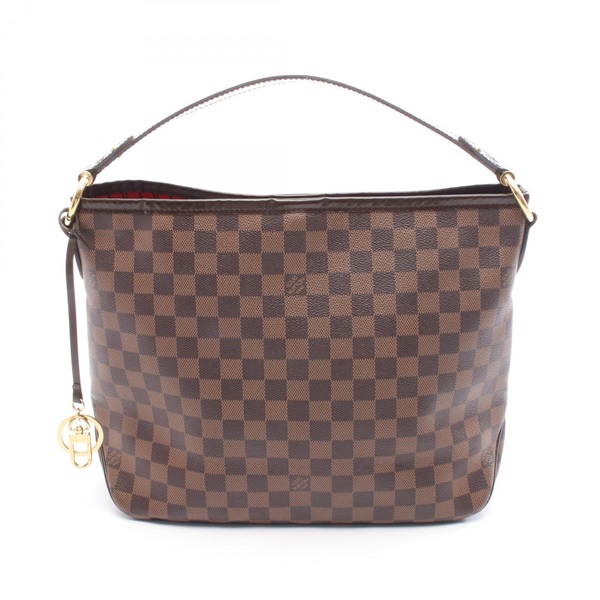 LOUIS VUITTON Delightful PM Shoulder Bag N41459 Damier leather Brown Ebene Used