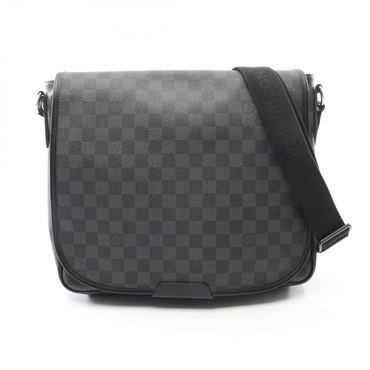 LOUIS VUITTON Daniel MM Shoulder crossbody messenger Bag N58029 Damier graphite
