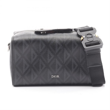 Dior Rango 22 CD Diamond Shoulder Bag 1ADPO249CDP canvas leather Black Navy Used