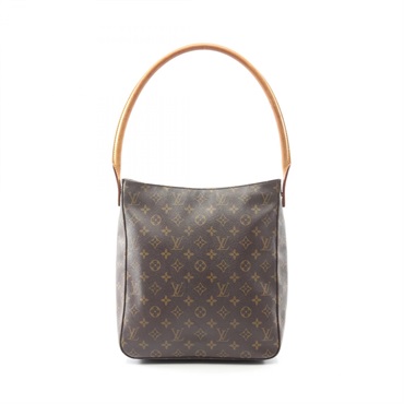 LOUIS VUITTON Looping GM Shoulder Bag M51145 Monogram canvas leather Used Women