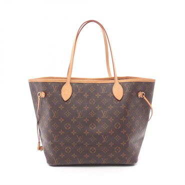 LOUIS VUITTON Neverfull MM Tote shoulder Bag M40156 Monogram leather Brown Used
