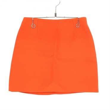 Christian Dior skirt mini #36 wool Orange Used Women