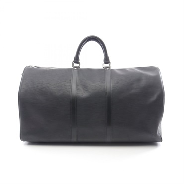 LOUIS VUITTON Keepall55 Hand bag M42952 Epi leather Black Used unisex LV