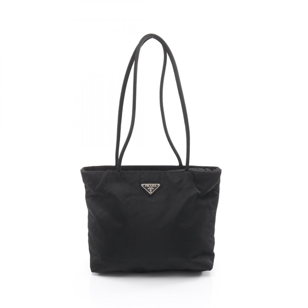 PRADA TESSUTO Tote shoulder Bag MV570 Nylon Black Used Women