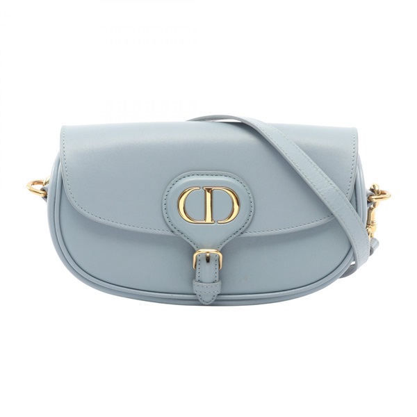 Christian Dior Bobby East West Shoulder hand Bag leather Blue Used Women