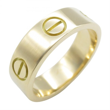 CARTIER Love Ring 18KYG Yellow Gold Used unisex US size 5.25 #51
