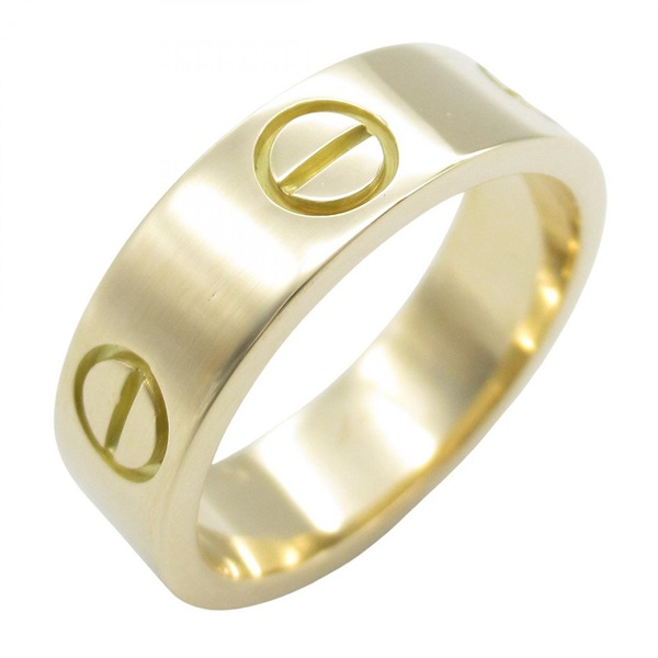 CARTIER Love Ring 18KYG Yellow Gold Used unisex US size 5.25 #51