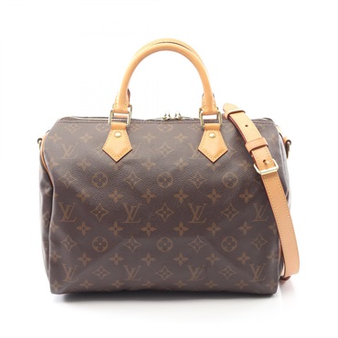 LOUIS VUITTON Speedy bandouriere 30 Handbag M41112 Monogram canvas leather Used
