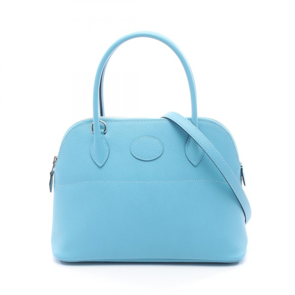 HERMES Bolide 27 shoulder handbag D Epsom Blue du nord Used Women SHW