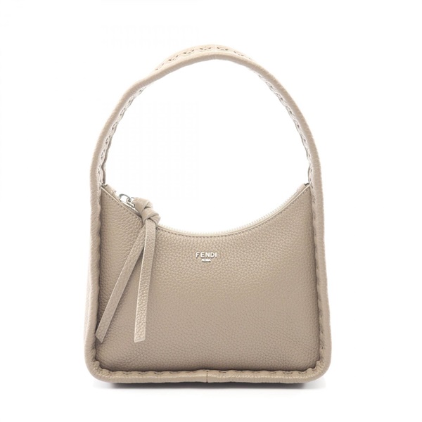 FENDI Small FENDessence Selleria Handbag leather Beige Used Women