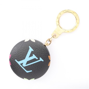 LOUIS VUITTON Astropill key ring M51912 Monogram Multicolore canvas GP Black LV